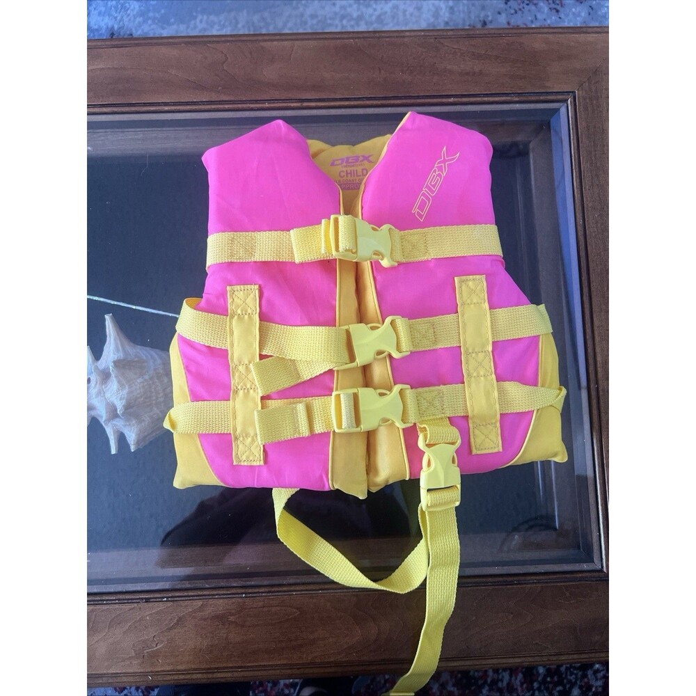 Water Safety - DBX Child‎ Life Vest Lightweight Nylon 30-50 Lbs USCG Approved